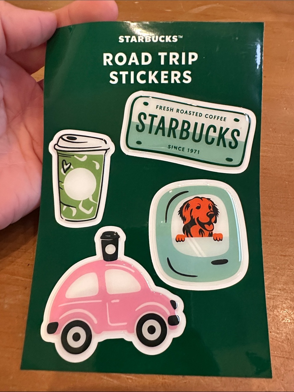STARBUCKS ROAD TRIP STICKERS